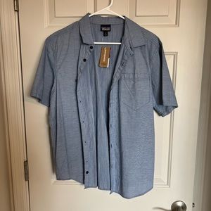 Patagonia Button Down Slub Poplin